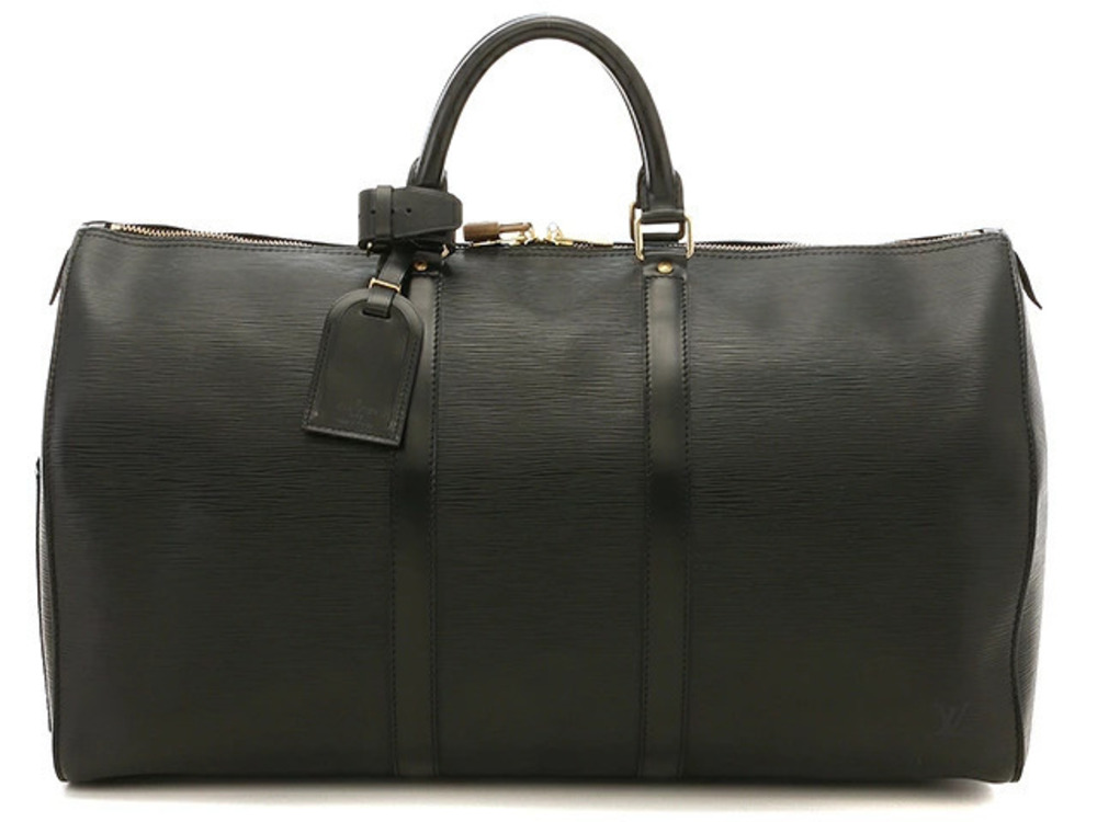 LOUIS VUITTON Keepall Boston Bag Epi Leather
